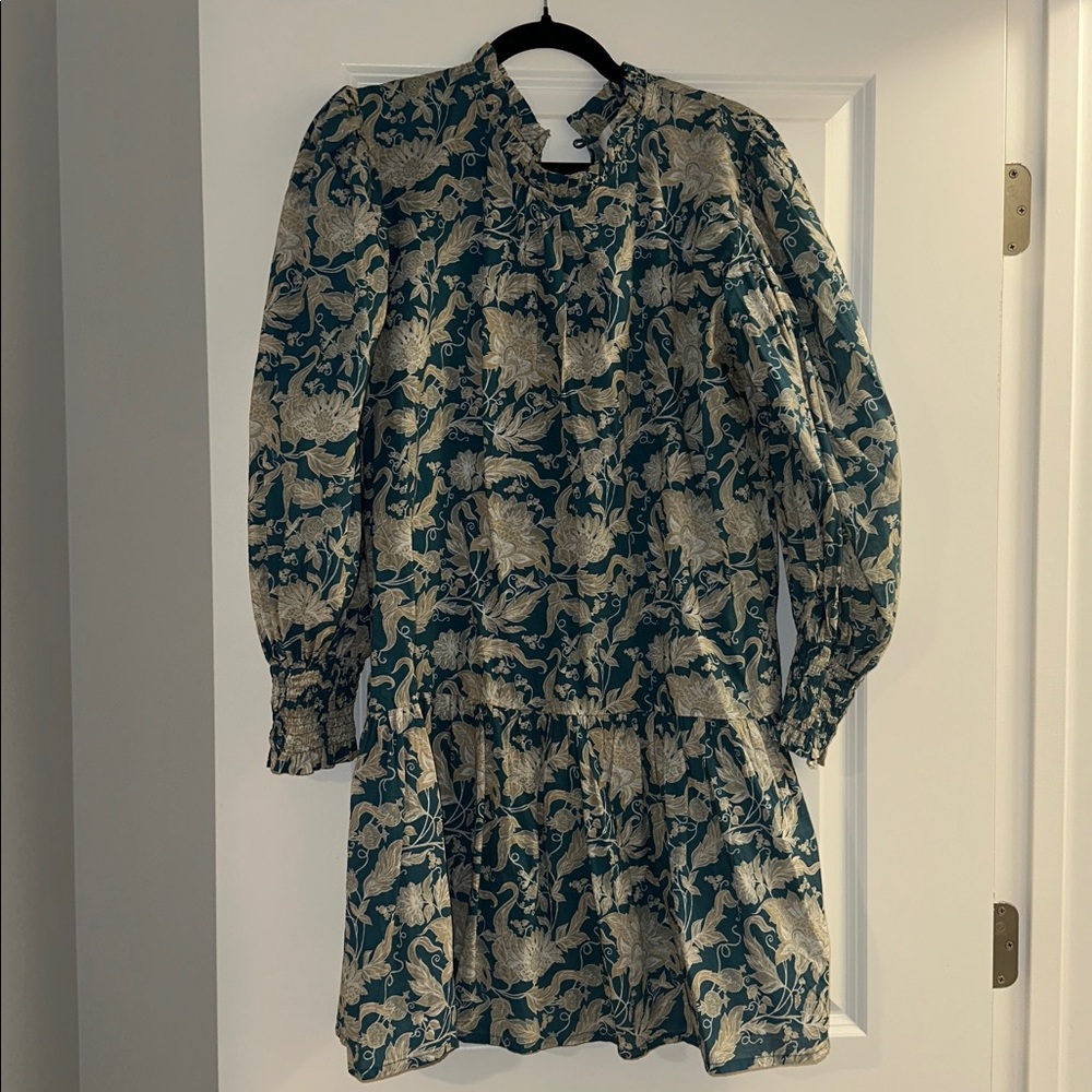 Bindi Size Large Floral Patterned Mini Dress
